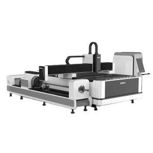G.weike-máquina de corte láser de fibra, tubo de metal y carbono de acero, cnc, 3015, 1000W