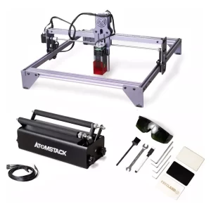 Grabadora / Cortadora Laser A5 Pro 40w + Accesorio Rotativo Atomstack