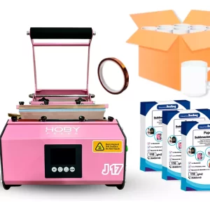 Kit Maquina Estampadora De Tazas Hoby Accesorios HOBYPRESS J17