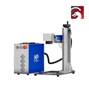 Grabador láser de fibra Monport de 50W (7.9"x7.9") y máquina de marcado