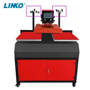 Estampadora térmica automática doble estación 15.7″ x 23.6″ | Linko J-A2P-H