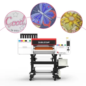Impresora UV DTF textil UV-60R UV 3D para telas